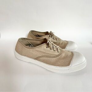 Bensimon Beige Canvas Sneakers